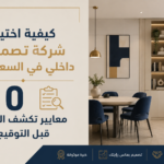 اختيار شركة تصميم داخلي