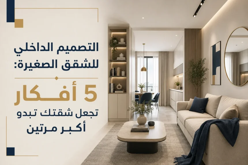 التصميم الداخلي للشقق الصغيرة: مساحة صغيرة.. حياة كبيرة