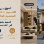 الفرق بين التصميم الداخلي والخارجي